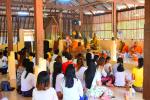 โครงการหิ้วปิ่นโตไปวัดพัฒนาคุณธรรม ณ วัดบ่วงช้าง หมู่ที่ 9
